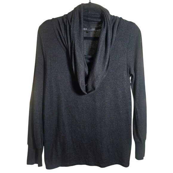 Gibson Women Cowl Neck Tunic Sweater Charcoal S Quiet Luxury Athflow, Academia - Picture 2 of 11